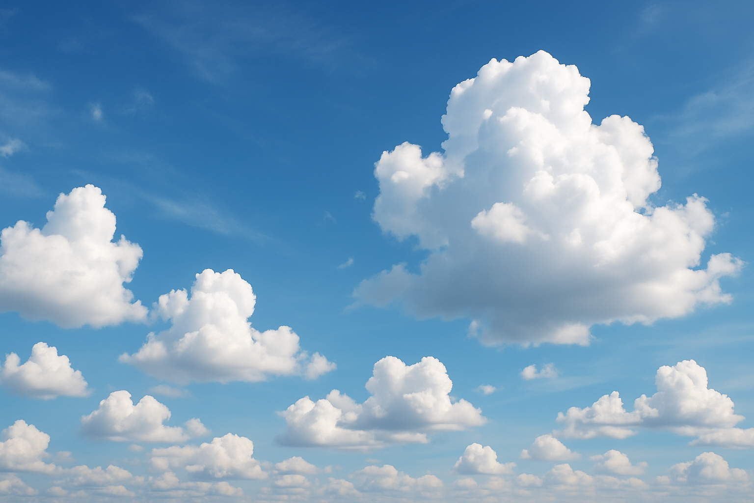 푸른 하늘과 구름 배경